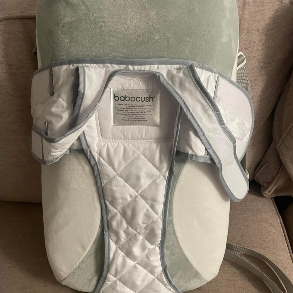 Baby Comfort Cushion - Gray and White